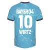 Maillot de Supporter Bayer 04 Leverkusen Florian Wirtz 10 Troisième 2023-24 Pour Homme